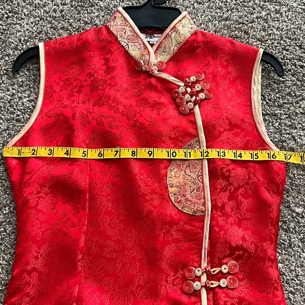 Elegant Silky Chinese Dress - Picture 8 of 8
